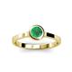 3 - Natare 0.40 ct Emerald Round (5.00 mm) Solitaire Engagement Ring  