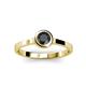 3 - Natare 0.50 ct Black Diamond Round (5.00 mm) Solitaire Engagement Ring  