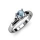 3 - Orlene Aquamarine Solitaire Ring  