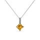1 - Aurel Citrine and Diamond Pendant 