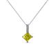 1 - Aurel Yellow and White Diamond Pendant 