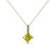 1 - Aurel Yellow and White Diamond Pendant 