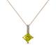 1 - Aurel Yellow and White Diamond Pendant 