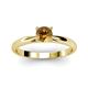 2 - Celine 6.50 mm Round Citrine Solitaire Engagement Ring 