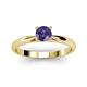 2 - Celine Iolite Solitaire Engagement Ring 