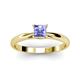 3 - Celine Princess Cut Tanzanite Solitaire Engagement Ring 