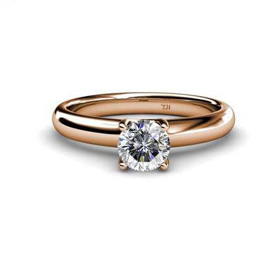 14K Rose Gold Solitaire Semi-mount 001-140-01094, Raleigh Diamond Fine  Jewelry