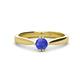 1 - Isla 5.00 mm Round  Tanzanite Solitaire Engagement Ring  