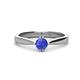 1 - Isla 5.00 mm Round  Tanzanite Solitaire Engagement Ring  