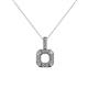 1 - Kiani Semi Mount Halo Pendant 