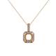 1 - Kiani Semi Mount Halo Pendant 