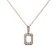 1 - Lilian Semi Mount Halo Pendant 