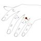6 - Nitsa 6.00 mm Round Ruby Solitaire Engagement Ring 