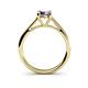 5 - Nitsa 6.50 mm Round Iolite Solitaire Engagement Ring 