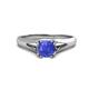 1 - Adira 6.50 mm Round Tanzanite Solitaire Engagement Ring 