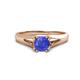 1 - Adira 6.50 mm Round Tanzanite Solitaire Engagement Ring 