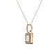 2 - Lilian Semi Mount Halo Pendant 