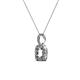 2 - Kiani Semi Mount Halo Pendant 