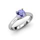 4 - Corona Tanzanite Solitaire Engagement Ring 