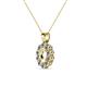 2 - Cadena Semi Mount Halo Pendant 