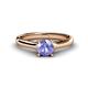 1 - Corona Tanzanite Solitaire Engagement Ring 