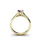 5 - Corona Iolite Solitaire Engagement Ring 