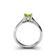 5 - Corona Peridot Solitaire Engagement Ring 