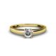 1 - Ilone Diamond Solitaire Engagement Ring 