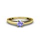 1 - Ilone Tanzanite Solitaire Engagement Ring 