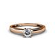 1 - Ilone Diamond Solitaire Engagement Ring 