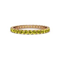 Audrey Yellow Diamond U Prong Eternity Band Yellow Diamond ctw U Prong Womens Eternity Ring Stackable K Rose Gold