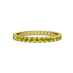Audrey Yellow Diamond U Prong Eternity Band Yellow Diamond ctw U Prong Womens Eternity Ring Stackable K Yellow Gold