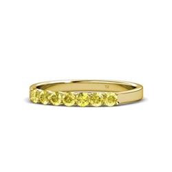 Fiala Yellow Sapphire Stone Wedding Band Yellow Sapphire Stone Womens Wedding Band Stackable ctw K Yellow Gold