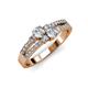 3 - Zaira Diamond Split Shank Ring 