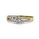 1 - Zaira Diamond Split Shank Ring 