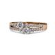 1 - Zaira Diamond Split Shank Ring 