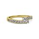 2 - Orane Diamond Bypass Ring 