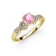 3 - Keyna Pink Tourmaline and Diamond Engagement Ring 