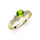 3 - Keyna Peridot and Diamond Engagement Ring 