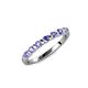 1 - Macie Tanzanite Wedding Band 