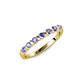 1 - Macie Tanzanite Wedding Band 