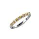 1 - Macie 2.00 mm Citrine 7 Stone Wedding Band 