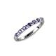 1 - Macie Iolite Wedding Band 