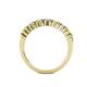 5 - Macie 2.00 mm Yellow and White Diamond 7 Stone Wedding Band 