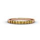 1 - Neria 2.50 mm Citrine 9 Stone Wedding Band 