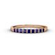 1 - Neria 2.50 mm Blue Sapphire 9 Stone Wedding Band 