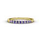 1 - Neria 2.50 mm Tanzanite 9 Stone Wedding Band 