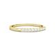 2 - Neria 2.00 mm White Sapphire 9 Stone Wedding Band 