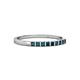 2 - Neria 2.00 mm London Blue Topaz 9 Stone Wedding Band 