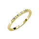 3 - Neria 2.00 mm Yellow Sapphire and Diamond 9 Stone Wedding Band 